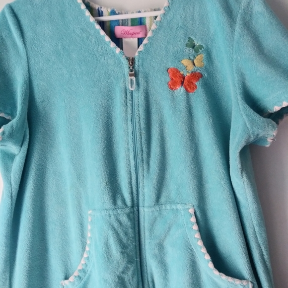 Whispers Zippered Robe - Picture 2 of 4
